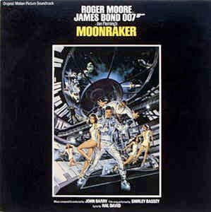 Image of Front Cover of 3724179E: LP - JOHN BARRY, Moonraker - OST (UA; UAG 30247, UK 1979, Laminated Sleeve)   VG/VG