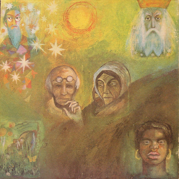 Image of Back Cover of LP - VG/G - KING CRIMSON, In The Wake Of Poseidon (Atlantic; SD 8266, US 1970, Gatefold), Lots of surface marks and hairlines, Edge wear to sleeve,  - 2216087C