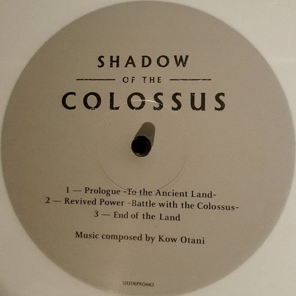 Image of Label Cover of 5144223S: 12" EP - KOW OTANI, Shadow Of The Colossus (Sony Interactive Entertainment Europe  ; SIEE06PROMO, Europe 2018, Promo, Single Sided, Cream Vinyl, Limited to 200 Copies)   VG+/VG+