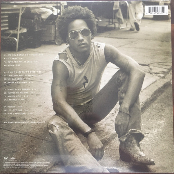 Image of Back Cover of LP - EX/EX - LENNY KRAVITZ, Greatest Hits (Virgin; 00602567284949, Europe 2018 Reissue, Gatefold, 2 Inners, 180 Gram Vinyl), Opened Instore, Still In Shrinkwrap,  - 3146231S
