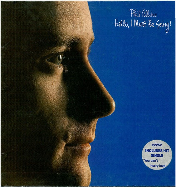 Image of Front Cover of LP - VG/VG - PHIL COLLINS, Hello, I Must Be Going! (Virgin; V2252, UK 1982, Gatefold, Round Thumb-Cut Inner, First Press), Light Marks only. No Hype Sticker ,  - 1516098C