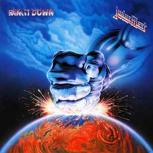 Image of Front Cover of LP - VG/VG - JUDAS PRIEST, Ram It Down (CBS; 461108 1, UK 1988, Inner), With Merchandise Sheet, Sticker Has Removed Varnish,  - 2726174E