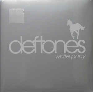 Image of Front Cover of 2xLP - NEW/NEW - DEFTONES, White Pony (Maverick; 093624964667, Europe 2020 Reissue, Gatefold), , The third studio album by American alternative metal band Deftones is "White Pony" (2000). The album marked a significant shift in the band's sound, incorporating elements of post-hardcore, trip hop, shoegaze, progressive rock, and post-rock into their signature alternative metal sound. White Pony was also the first album to feature Frank Delgado on turntables and synthesiser as a full-ti