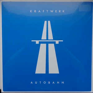 Image of Front Cover of LP - NEW/NEW - KRAFTWERK, Autobahn (Mute; 0190295272432, UK 2009 Reissue, Inner & Booklet, Blue Vinyl), , "Autobahn" is the fourth studio album by German electronic music band Kraftwerk, released in November 1974 by Philips Records. The band, which began as a duo of Florian Schneider and Ralf H tter before adding Klaus R der on guitar and flute and Wolfgang Fl r on percussion, underwent several personnel changes for the album. The album also marked the band's final step away from exp