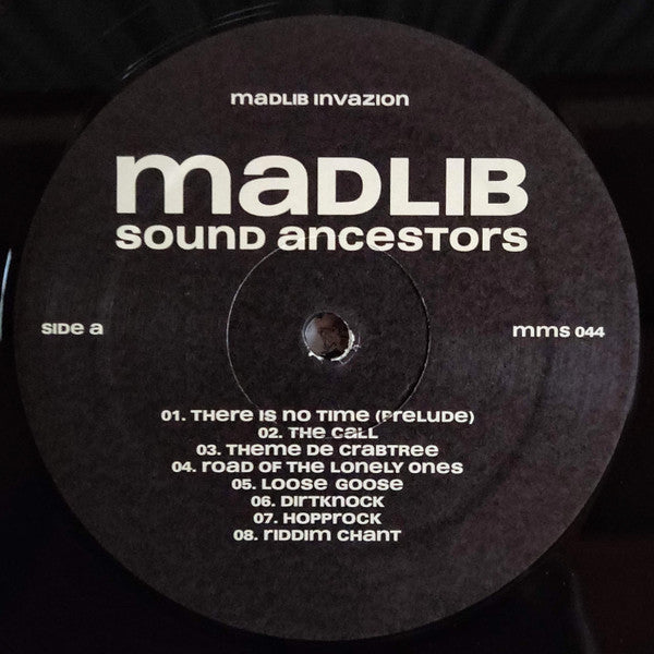 Image of Label Cover of LP - VG+/VG+ - MADLIB, Sound Ancestors (Madlib Invazion; MMS 044, US 2021, Picture Sleeve), In stickered shrink.,  - 3216065C