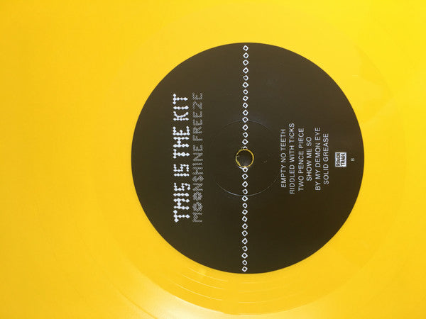 Image of Label Cover of LP - VG+/VG+ - THIS IS THE KIT, Moonshine Freeze (Rough Trade; RTRADLP870, UK 2017, Inner, Yellow Vinyl, NO CD!!!!!), ,  - 0726356E