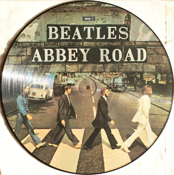 Image of Label Cover of LP - VG+/VG+ - THE BEATLES, Abbey Road (Apple Records; 5C P062-04243, Netherlands 1979 Reissue, Die Cut Sleeve, Picture Disc), ,  - 3826280E