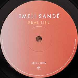 Image of Label Cover of 1814020C: LP - EMELI SAND , Real Life (Virgin EMI Records; V3232, Virgin EMI Records    00602577537240, Europe 2019, Picture Sleeve, Inner)   EX/EX