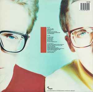 Image of Back Cover of 4514420C: LP - THE PROCLAIMERS, This Is The Story (Chrysalis Blue/White Graduated Labels; CHR 1602, UK 1987, Inner, No Extra Track) Comes with 2 page press release and photo in nice condition!  VG/VG