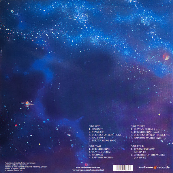 Image of Back Cover of 2xLP - VG+/EX - HUMAN INSTINCT, Pins In It (Sunbeam Records; SBR2LP5083, UK 2011 Reissue, Gatefold, Insert), ,  - 3926453E