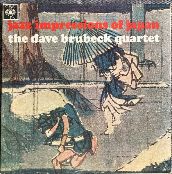 Image of Front Cover of 4715378C: LP - DAVE BRUBECK QUARTET, Jazz Impressions of Japan (Columbia; BPG 62431, UK 1964, Pasteback Sleeve, Mono) Sleeve has some light wear at corners; light stains and small pencil writing on reverse  VG/VG
