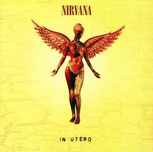 Image of Front Cover of LP - EX/VG+ - NIRVANA, In Utero (Geffen Records; 0720642453612, Europe 2015 Reissue, Inner, 180 Gram Vinyl), ,  - 2126048E