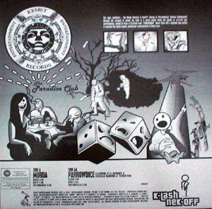 Image of Back Cover of 12" - VG/VG - K-LASHNEK-OFF, Murda In Parrowdice (Kemet Entertainment; KERRK002, UK 2003, Picture Sleeve), ,  - 4326181E