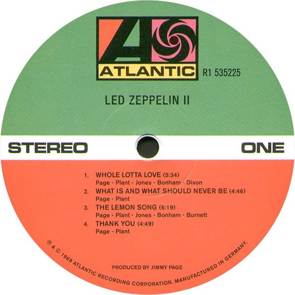Image of Label Cover of 4xLP - VG/EX - LED ZEPPELIN, Led Zeppelin II (Atlantic  ; 8122796437, Europe 2014 Reissue, Super Deluxe Box Set, Book, Print, 2 LPS and 2 CDs, Numbered Limited edition of 30,000), Minor Edge Wear and Scuffs,  - 2626201E