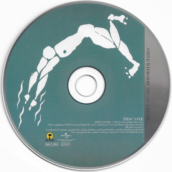 Image of Label Cover of 2xCD - VG+/VG+ - STEVE WINWOOD, Arc Of A Diver (Island Records; 5339903, Europe 2012, Double Digipak, Booklet, Deluxe Edition), ,  - 2216228C