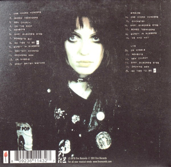 Image of Back Cover of CD - VG+/VG+ - THE ADVERTS, Crossing The Red Sea With The Adverts (Fire Records  ; FIRECD143, UK 2011 Reissue, Gatefold Card Sleeve, Inner & Booklet), ,  - 3316601C