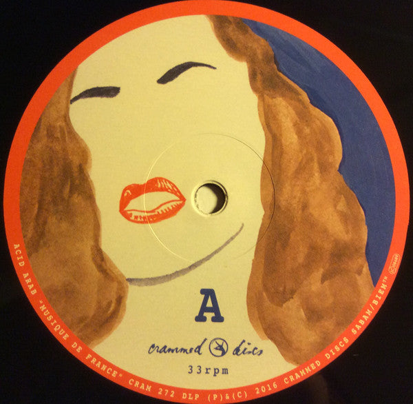 Image of Label Cover of 2xLP - VG+/G+ - ACID ARAB, Musique De France (Crammed Discs  ; CRAM 272 DLP, Belgium 2016, Picture Sleeve, 2 Inners), Lighter marks only,  - 2216427C