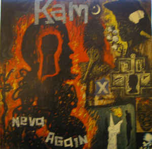 Image of Front Cover of LP - VG/VG+ - KAM, Neva Again (EastWest; 7567-92208-1, Europe 1993, Picture Sleeve), Light marks. Strong VG+. Sticker residue on sleeve.,  - 4446103S