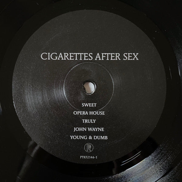 Image of Label Cover of LP - VG+/VG+ - CIGARETTES AFTER SEX, Cigarettes After Sex (Partisan Records; PTKF2146-1, Europe 2017, Inner, Small Circular Partisan Logo On Rear Sleeve.), Corner Bump,  - 3326098E