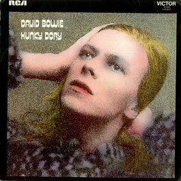 Image of Front Cover of LP - VG/VG - DAVID BOWIE, Hunky Dory (RCA Orange; SF 8244, UK 1972, Insert, No Mainman, Rasputin 3T Run Out On One Side, 2E Run Out On The Other), Edge and Ring Wear,  - 2526144E