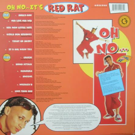 Image of Back Cover of LP - VG/VG - RED RAT, Oh No... It's Red Rat (Greensleeves Records  ; GREL 246, UK 1997), Edge Wear,  - 3546191S