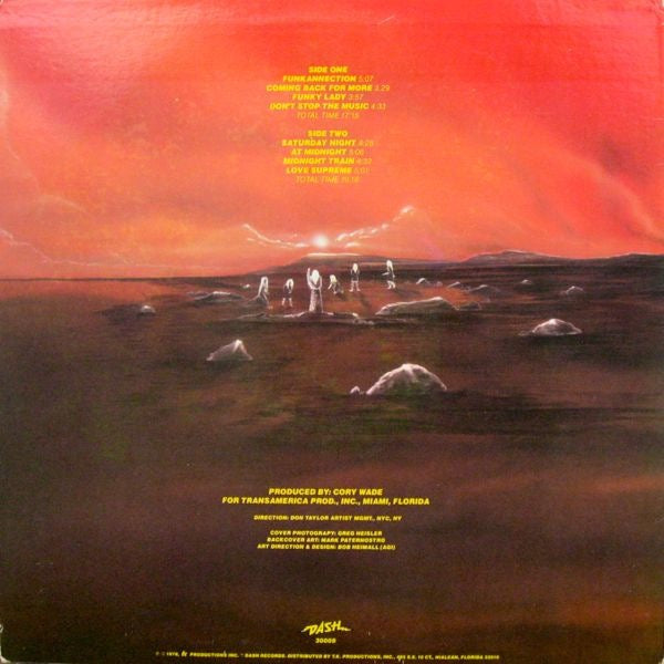 Image of Back Cover of LP - VG/VG+ - T-CONNECTION, T-Connection (T.K; DASH30009, US 1978, Inner), Light edge wear.,  - 3616220C