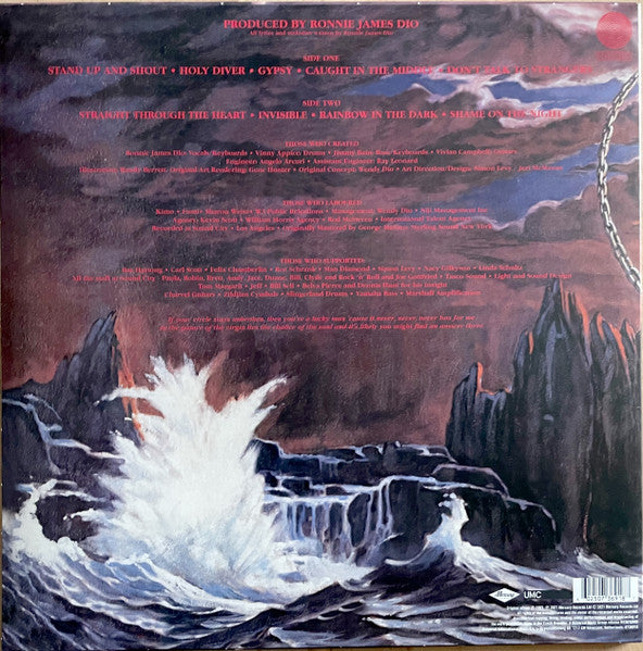 Image of Back Cover of 4714250C: LP - DIO, Holy Diver (Mercury  ; 0736918, Europe 2021 Reissue, Inner)   NEW/NEW