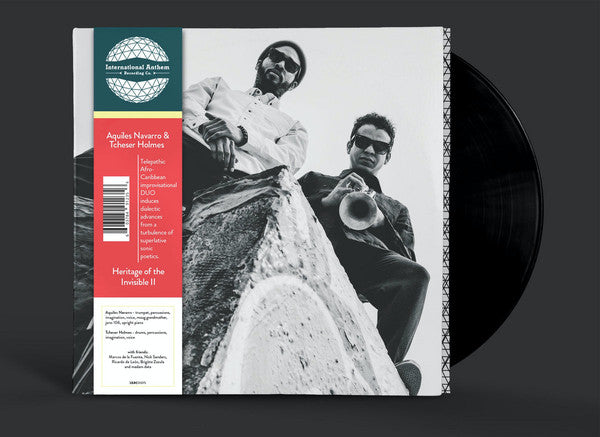 Image of Front Cover of 3914555C: LP - AQUILES NAVARRO & TCHESER HOLMES, Heritage Of The Invisible II (International Anthem Recording Company  ; IARC0035, US 2020, Inner & Insert, With Obi)   VG+/VG+