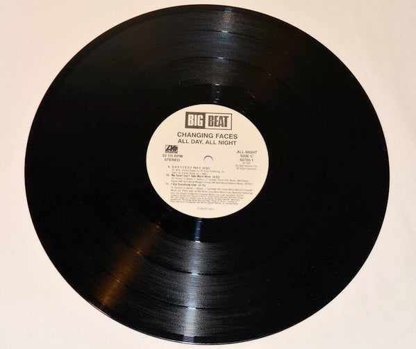 Image of Label Cover of 2xLP - VG/G+ - CHANGING FACES, All Day, All Night (Big Beat  ; 92720-1, US 1997, No Insert), Light marks only. Hype stickered sleeve.,  - 3816246C