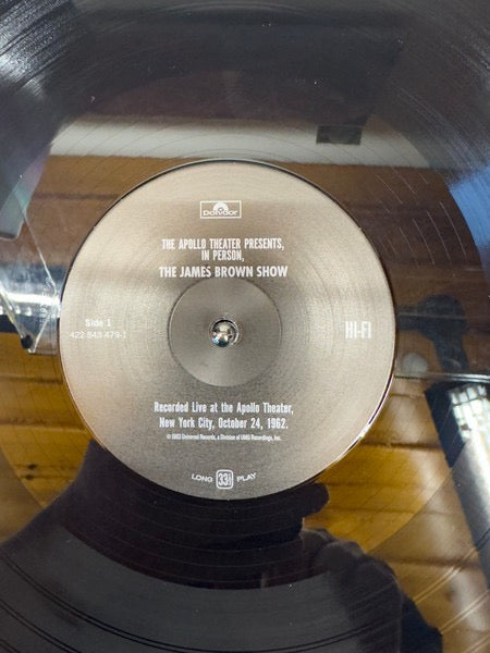 Image of Label Cover of LP - NEW/NEW - JAMES BROWN, 'Live' At The Apollo (Polydor; 422 843 479-1, Canada 2000s Reissue), ,  - 6056018S