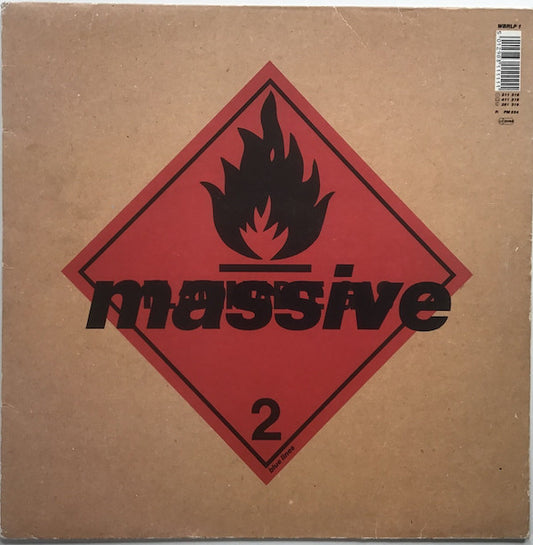 Image of Front Cover of 5045294S: LP - MASSIVE (ATTACK), Blue Lines (Wild Bunch Records ; WBRLP 1, UK 1991, Picture Sleeve, Inner, Artist name is "Massive" throughout except on the inner sleeve vocals credit for track A3)   VG/VG+