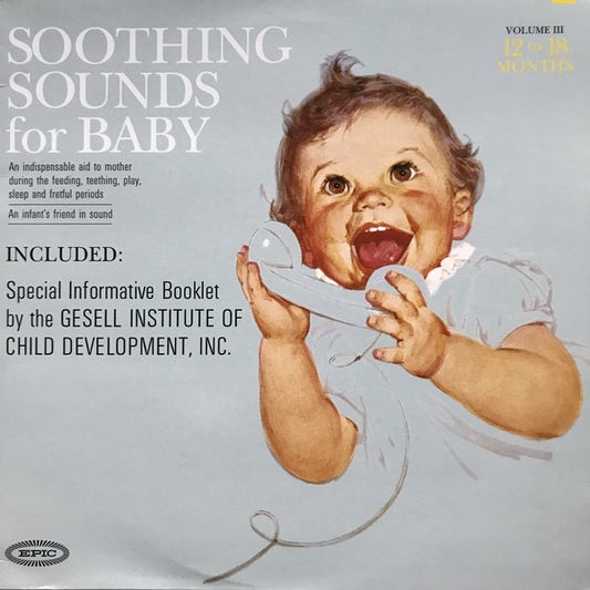 Image of Front Cover of LP - VG+/VG+ - RAYMOND SCOTT, Soothing Sounds For Baby Volume III (12-18 Months) (Basta ; 30-9035-1, Netherlands 1999 Reissue, Missing the booklet), ,  - 1026189E