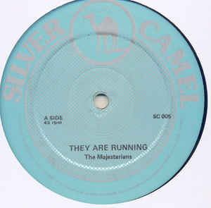 Image of Front Cover of 5043145S: 12" - THE MAJESTERIANS, They Are Running / Stay In My Arms (Silver Camel  ; SC 005, UK 1980s)   /VG+