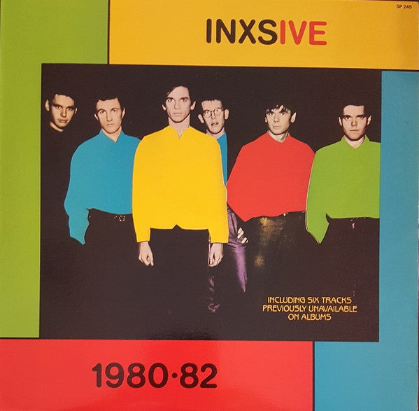 Image of Front Cover of 5024392E: LP - INXS, INXSIVE (Deluxe Records; SP 245, Australia 1982)   VG/VG+