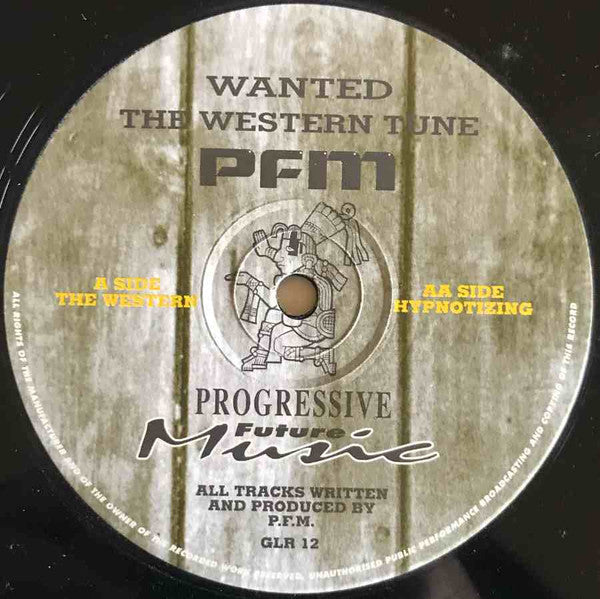 Image of Label Cover of 12" - VG/VG - PFM, The Western Tune (Good Looking Records ; GLR 012, UK 1995, Promo, Label Jacket), Light marks only, strong VG,  - 3226008E
