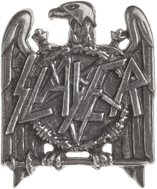 Image of Front Cover of 4714714C: Accessories - SLAYER, Eagle Metal  Pin Badge (Alchemy; PC504, UK )   NEW/NEW