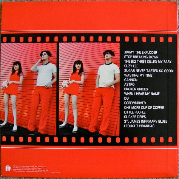 Image of Back Cover of LP - VG/VG - THE WHITE STRIPES, The White Stripes (Third Man Records ; TMR042, US 2010 Reissue, Insert), Strong VG,  - 4016514C