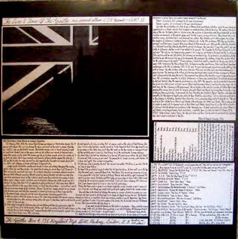 Image of Back Cover of 5014279C: LP - THE APOSTLES, The Lives And Times Of The Apostles (Children Of The Revolution Records ; GURT 11, UK 1986, Gatefold, Insert, Poster) Light Marks only, Missing Poster  VG/VG