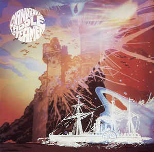 Image of Front Cover of 4325379E: 7" - MANDRAKE PADDLE STEAMER, Strange Walking Man / Steam (Bam Caruso; PABL003, UK 1985 Reissue, Gatefold, Insert, Misprinted Sleeve With Text and Images Inside Pouch of Inside Loading Gatefold Sleeve) Strong VG+  VG+/VG+