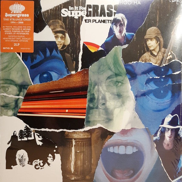 Image of Front Cover of 2xLP - EX/VG+ - SUPERGRASS, The Strange Ones 1994-2008 (BMG ; BMGCAT377DLP, Europe 2020, Gatefold, 2 Inners & Booket), ,  - 4326437E