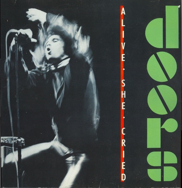 Image of Front Cover of LP - VG/VG+ - THE DOORS, Alive, She Cried (Elektra ; 960 269-1, Europe 1980s Reissue), Sleeve Creased,  - 3926441E