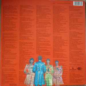 Image of Back Cover of LP - VG+/VG+ - THE BEATLES, Sgt. Pepper's Lonely Hearts Club Band (Parlophone Silver/Black, 2 Boxed EMI Logos; PCS 7027, UK 1984 Reissue, Gatefold, Insert, All Rights Rim), ,  - 2516132C