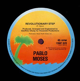 Image of Back Cover of 12" - G+/VG - PABLO MOSES, Dubbing Is A Must / Revolutionary Step (Island Records; 12WIP 6570, UK 1980, Company Sleeve), Small mark on intro of A side causing very light clicks on intro. Wear to company sleeve.,  - 2046240S