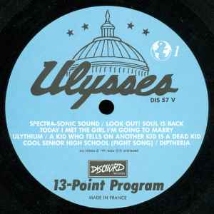 Image of Label Cover of 3215451C: LP - NATION OF ULYSSES, 13-Point Program To Destroy America (Dischord Records  ; DIS 57 V, US 1991, Inner, "Only 7$ Postpaid")   VG+/VG+