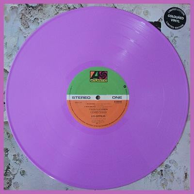 Image of Label Cover of LP - VG/VG+ - LED ZEPPELIN, Led Zeppelin IV - Untitled (Atlantic; K 50008, UK 1978 Reissue, Stickered Gatefold Sleeve, Inner, Lilac Vinyl), Lovely LP & cover. Seam split on Inner, name & date written on Inner, very light edge wear on opening edge,  - 3446360S