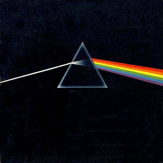 Image of Front Cover of 4925156E: LP - PINK FLOYD, The Dark Side Of The Moon (Harvest ; SMAS-11163, US 1975 Reissue, Gatefold, No Posters, No Stickers, Winchester Pressing.)   VG/VG+