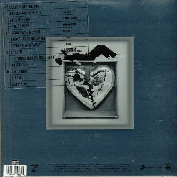 Image of Back Cover of 2xLP - VG+/VG+ - MARK RONSON, Late Night Feelings (Sony Music ; 19075938931, Europe 2019, 2 Inners & Insert, Grey Vinyl), Hype Stickered Sleeve,  - 3946380S
