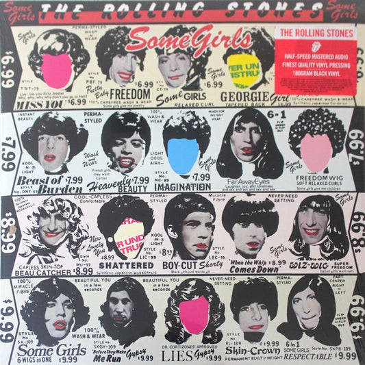 Image of Front Cover of 5013163C: LP - THE ROLLING STONES, Some Girls (Rolling Stones Records ; CUN 39108, Europe 2020 Reissue, Inner & Insert, 180 Gram Vinyl)   NEW/NEW