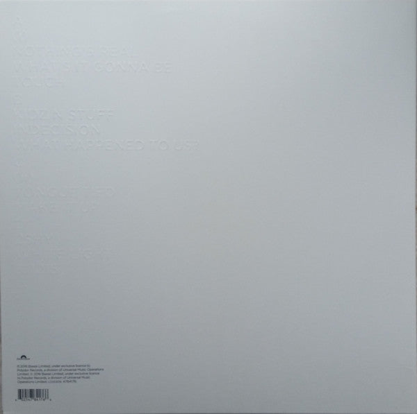 Image of Back Cover of 2xLP - VG+/EX - SHURA, Nothing's Real (Polydor ; 4784176, UK 2016, Debossed Gatefold, 2 Inners & Booket, 180 Gram Vinyl), ,  - 3026140E