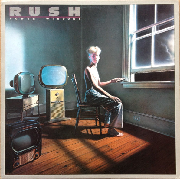 Image of Front Cover of LP - VG/VG+ - RUSH, Power Windows (Vertigo; VERHP 31 , UK 1985, Inner, MASTERDISK), Small seam split on inner. Nice clean disc.,  - 3646056S
